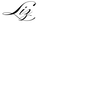 Hand written Font Name- Liz for Website lizbushong.com
