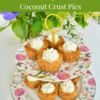 How to make Mini key lime coconut crust pies lizbushong.com