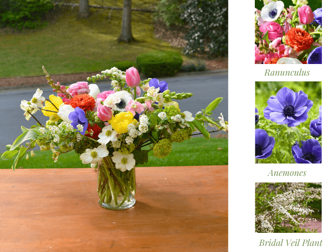 How to make Spring Wildflower Centerpiece lizbushong.com