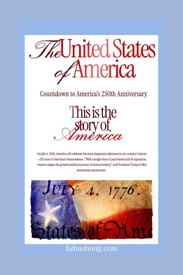 Celebrating America 1776-2026 lizbushong.com