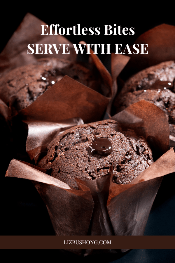 How to make dark chocolate walnut zucchini cupcakes or muffins lizbushong.com