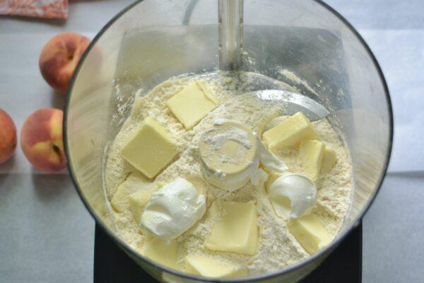 How to make a peach cream tart with shortbread crust lizbushong.com