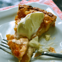 How to make a peach cream tart with shortbread crust lizbushong.com