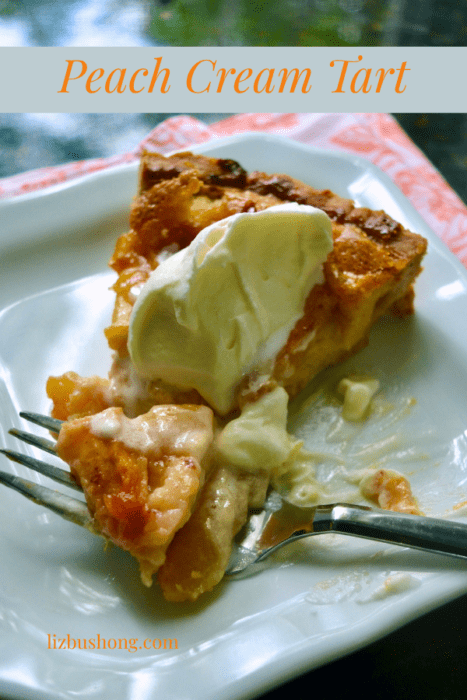 How to make a peach cream tart with shortbread crust lizbushong.com