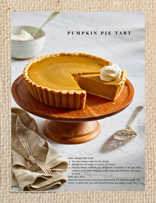 6 png ABTT Pumpkin Tart Entertaining 101 lizbushong.com