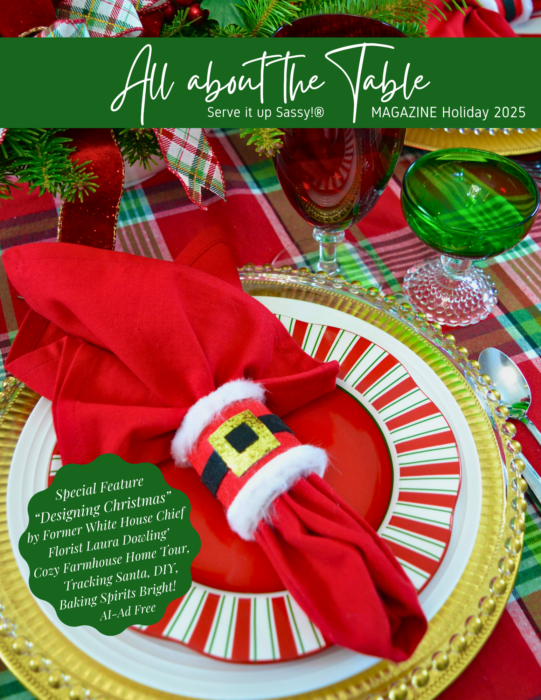 All about the table magazine Christmas Issue lizbushong.com