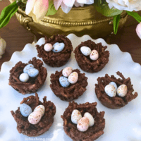 How to make Edible Chocolate Bird Nest for Cakes lizbushong.com